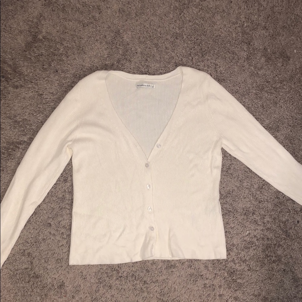 Abercrombie Slim Ribbed Cardigan